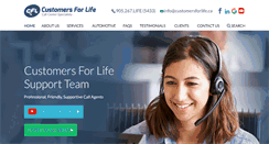 Desktop Screenshot of customersforlife.ca